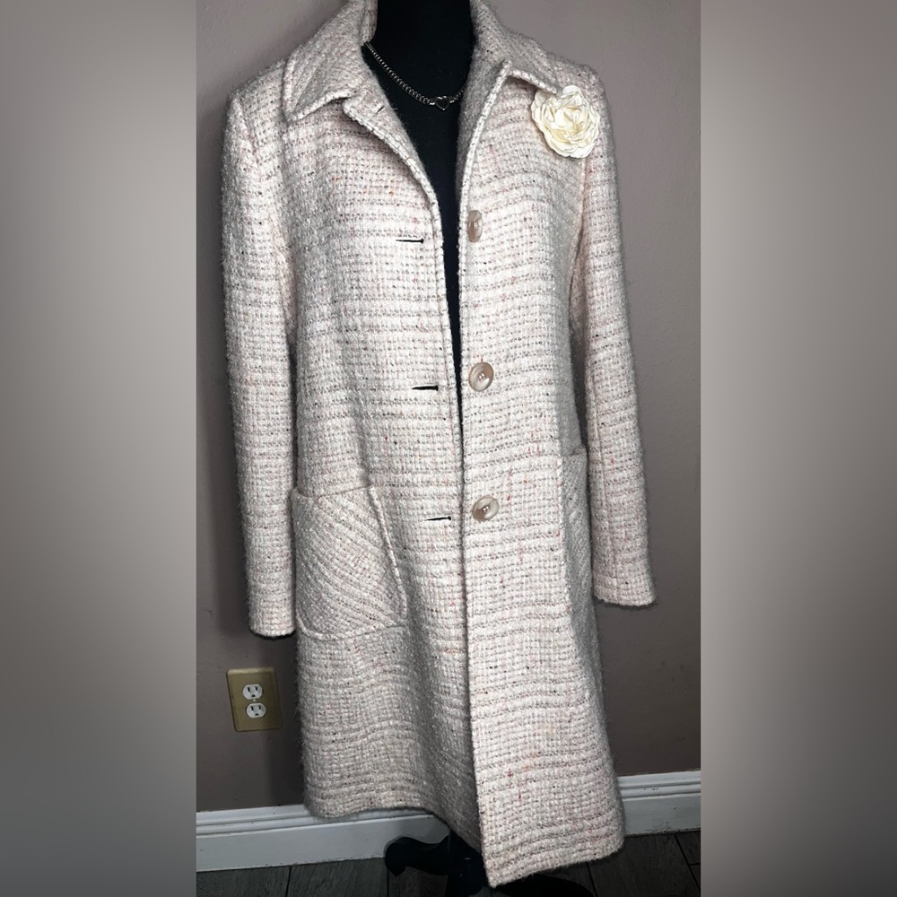 Larry Levine Tweed Coat